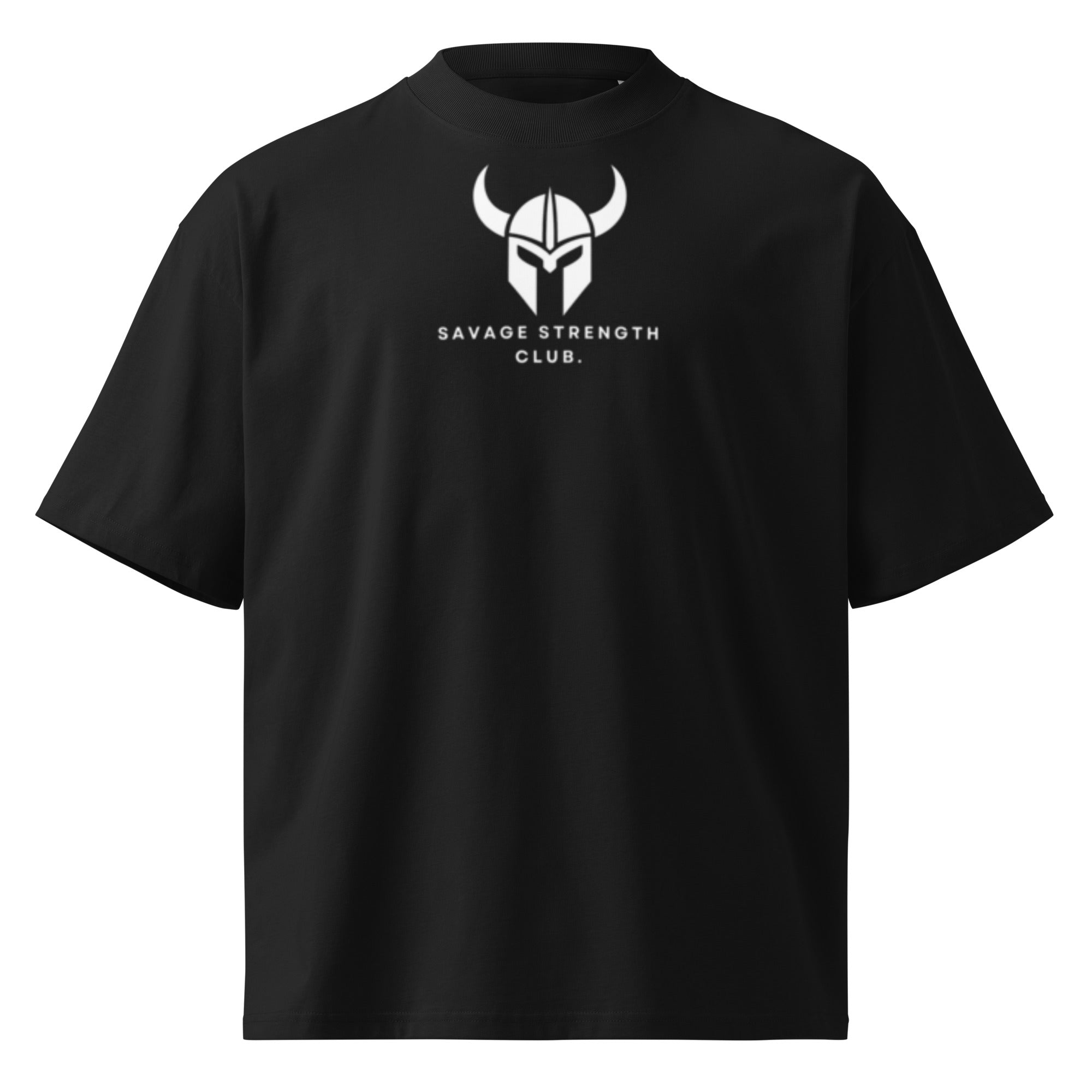 Core oversized high neck t-shirt.